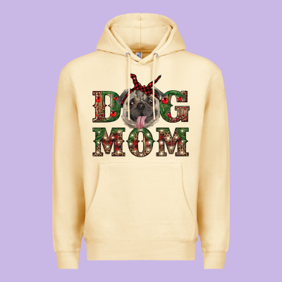 Christmas Dog Mom Premium Hoodie Designed By Ranaportraitstore