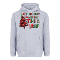 Heather Grey its wonderful time of the year Heavyweight Hoodie - MaliasSmallBusiness