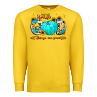 Lemon with god all things are possible Premium Sweatshirt - MaliasSmallBusiness