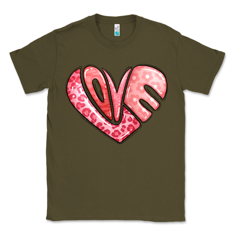 Heart Shaped Love Valentine's Day Classic Tee by LillyAllenDesigns | Teevron