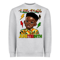 Heather Grey little mister juneteenth Heavyweight Sweatshirt - HRA Design Shop