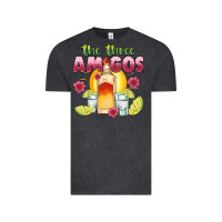 Vintage Black the three amigos Vintage Tee - JahusDesignShop
