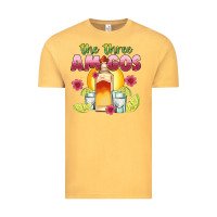 Vintage Mustard the three amigos Vintage Tee - JahusDesignShop