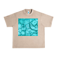 French Oak turquoise glitter Urban Heavy Tee - JahusDesignShop