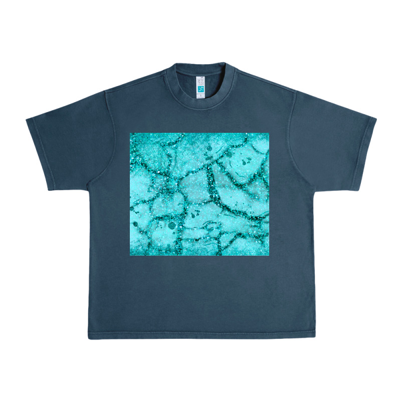 Turquoise Glitter Urban Heavy Tee by JahusDesignShop | Teevron