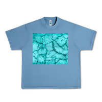Pebble Blue turquoise glitter Urban Heavy Tee - JahusDesignShop