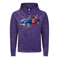 4th Of July American Flag Truck Vintage Hoodie | Teevron