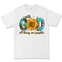 White with god all things possible Premium Tee - RanaPortraitStore