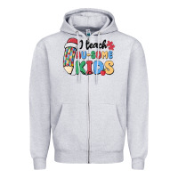 Heather Grey i teac au some kids Zipper Hoodie - MaliasSmallBusiness