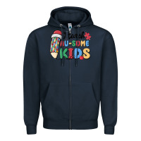 Navy i teac au some kids Zipper Hoodie - MaliasSmallBusiness