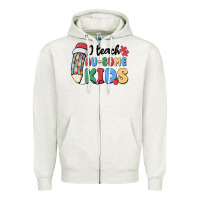 Oatmeal Heather i teac au some kids Zipper Hoodie - MaliasSmallBusiness