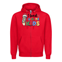 Red i teac au some kids Zipper Hoodie - MaliasSmallBusiness
