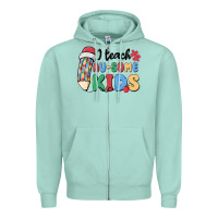 Seafoam i teac au some kids Zipper Hoodie - MaliasSmallBusiness