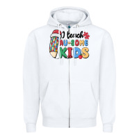 White i teac au some kids Zipper Hoodie - MaliasSmallBusiness