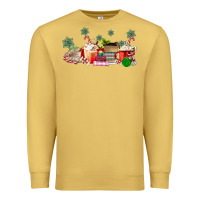 Antique Gold Christmas coffee Premium Sweatshirt - MaliasSmallBusiness