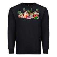Black Christmas coffee Premium Sweatshirt - MaliasSmallBusiness