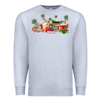 Heather Grey Christmas coffee Premium Sweatshirt - MaliasSmallBusiness