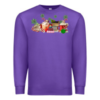 Purple Christmas coffee Premium Sweatshirt - MaliasSmallBusiness
