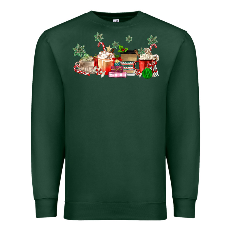 Christmas Coffee Premium Sweatshirt by MaliasSmallBusiness | Teevron