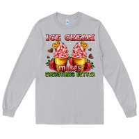 Moon Dust ice cream makes everything better Long Sleeve Tee - AdoDesignShop