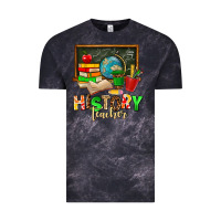 Cloud Black history teacher Vintage Tee - AdoDesignShop