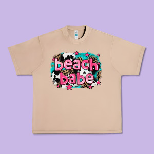 Beach Babe Urban Heavy Tee Designed By Adodesignshop