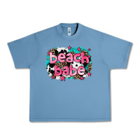 Pebble Blue beach babe Urban Heavy Tee - AdoDesignShop