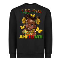Black little miss juneteenth Heavyweight Sweatshirt - HRA Design Shop