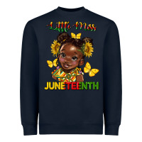 Navy little miss juneteenth Heavyweight Sweatshirt - HRA Design Shop