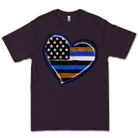 Plum police heart Premium Tee - RanaPortraitStore