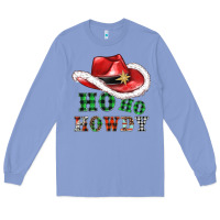 Colony Blue ho ho howdy christmas hat Long Sleeve Tee - AdoDesignShop