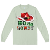 Matcha ho ho howdy christmas hat Long Sleeve Tee - AdoDesignShop