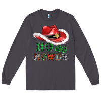 Smoke ho ho howdy christmas hat Long Sleeve Tee - AdoDesignShop