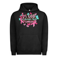 Pigment Black My god is stronger than Cancer Awareness Urban Hoodie - HowdyJamesFarm