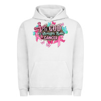 Pigment Lunar Rock My god is stronger than Cancer Awareness Urban Hoodie - HowdyJamesFarm