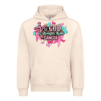 Sandshell My god is stronger than Cancer Awareness Urban Hoodie - HowdyJamesFarm