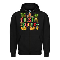 Black fiesta squad Zipper Hoodie - MaliasSmallBusiness
