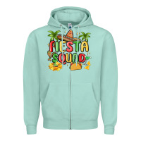 Seafoam fiesta squad Zipper Hoodie - MaliasSmallBusiness