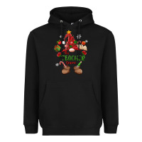 Black the teacher gnome christmas Heavyweight Hoodie - MaliasSmallBusiness
