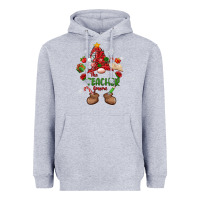 Heather Grey the teacher gnome christmas Heavyweight Hoodie - MaliasSmallBusiness
