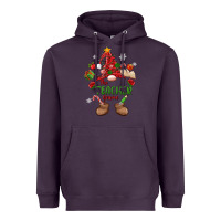 Plum the teacher gnome christmas Heavyweight Hoodie - MaliasSmallBusiness