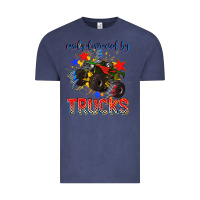 Vintage Denim easily distracted by trucks Vintage Tee - AdoDesignShop