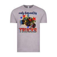 Vintage Zinc easily distracted by trucks Vintage Tee - AdoDesignShop