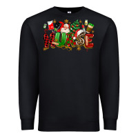 Black christmas  nurse Premium Sweatshirt - MaliasSmallBusiness