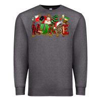 Charcoal Heather christmas  nurse Premium Sweatshirt - MaliasSmallBusiness