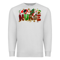 Dove Grey christmas  nurse Premium Sweatshirt - MaliasSmallBusiness