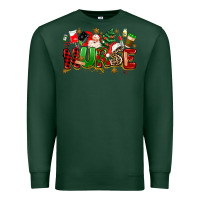 Sports Green christmas  nurse Premium Sweatshirt - MaliasSmallBusiness