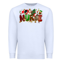 White christmas  nurse Premium Sweatshirt - MaliasSmallBusiness