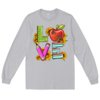 Moon Dust love with pen and  serape leopard Long Sleeve Tee - Artiststas