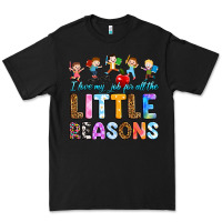 Black i love my job for all the little reason Premium Tee - RanaPortraitStore
